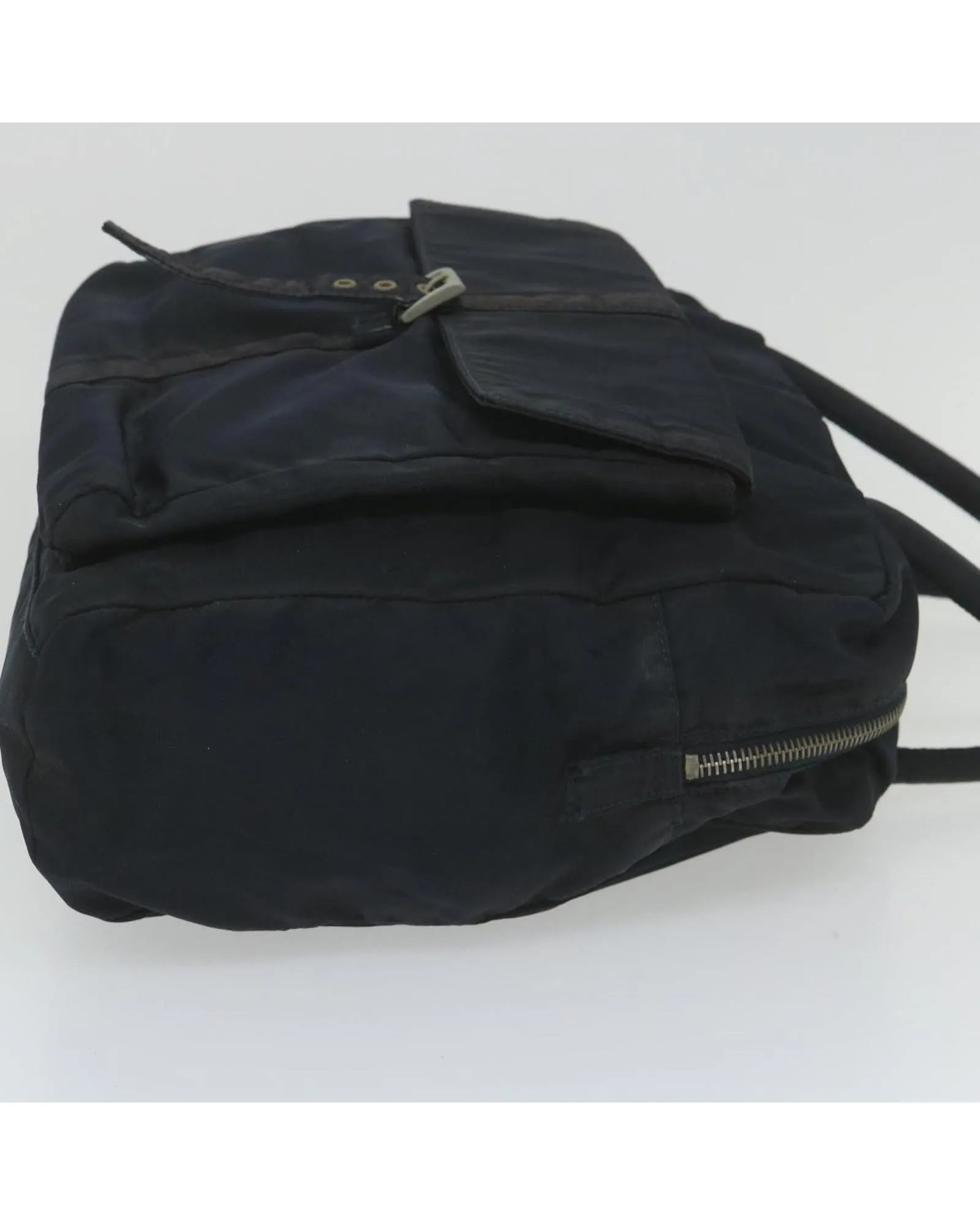 Navy Nylon Hand Bag