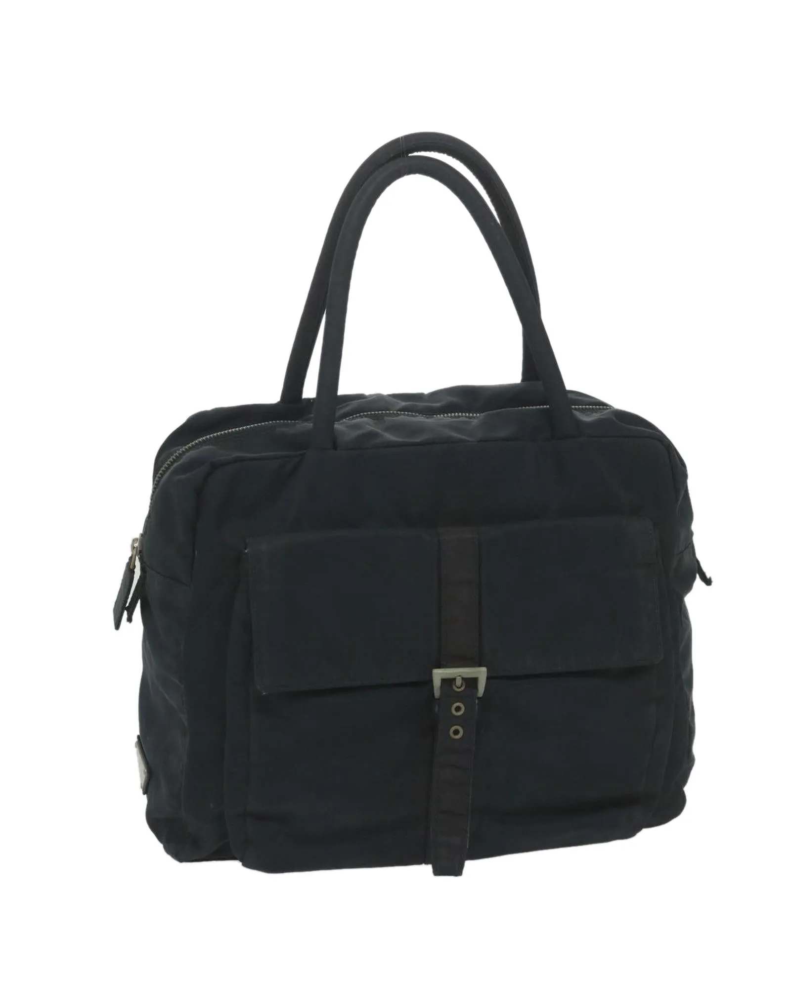 Navy Nylon Hand Bag
