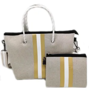 Neoprene tan bag