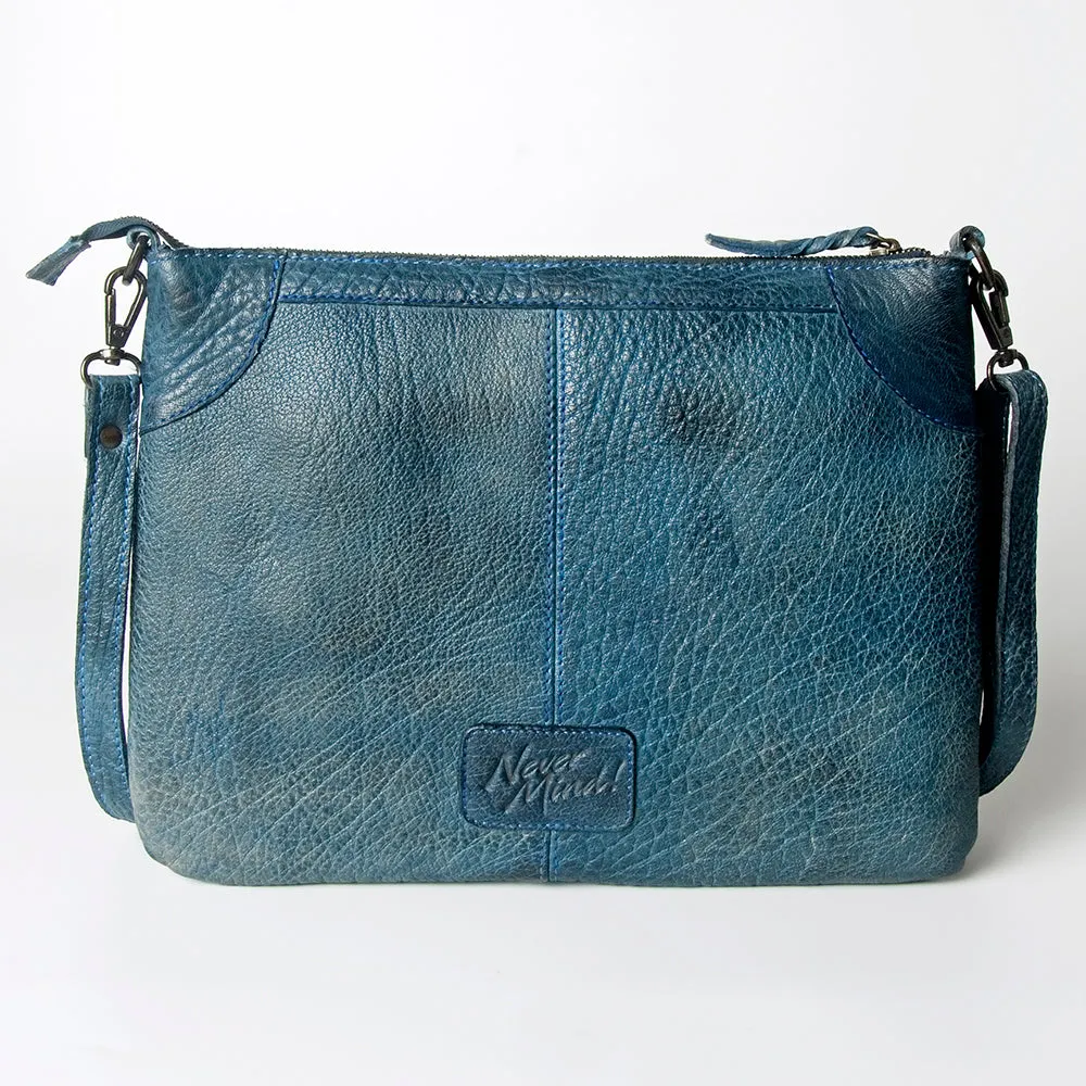 Never Mind Nmbgz106A Cross Body I Vintage Handmade Genuine Cowhide Leather Women Bag Western Handbag Purse