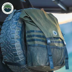 OVERLAND VEHICLE SYSTEMS | Extra Large Trash Bag Tire Mount - #16 Waxed Canvas Universal (21099941)