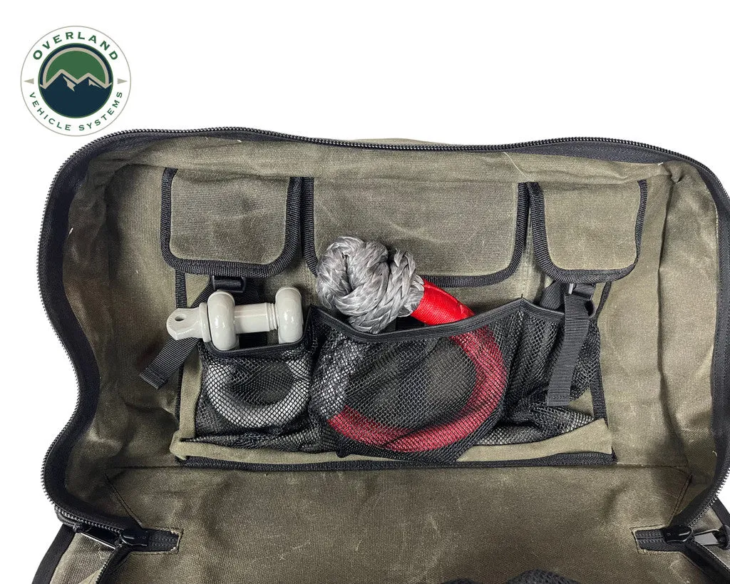 OVERLAND VEHICLE SYSTEMS | Large Recovery Bag With Handle And Straps #16 Waxed Canvas