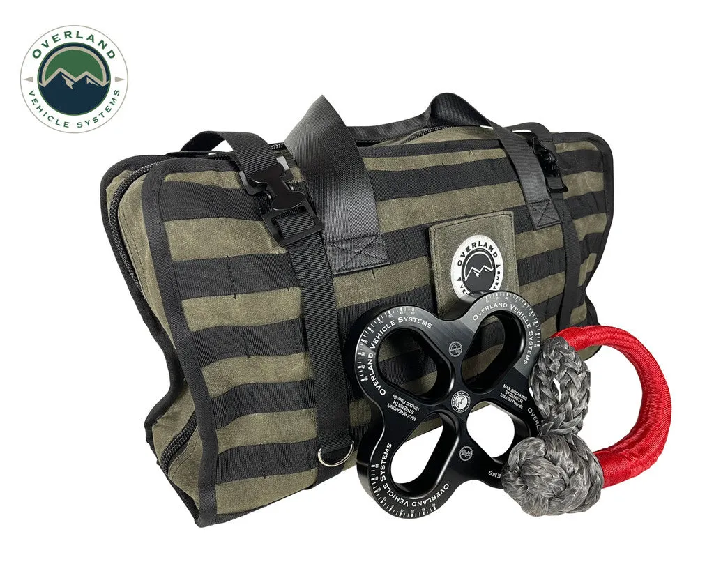 OVERLAND VEHICLE SYSTEMS | Large Recovery Bag With Handle And Straps #16 Waxed Canvas
