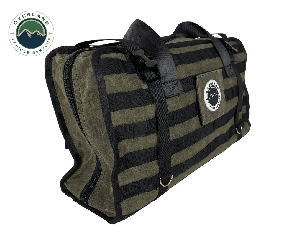 OVERLAND VEHICLE SYSTEMS | Large Recovery Bag With Handle And Straps #16 Waxed Canvas