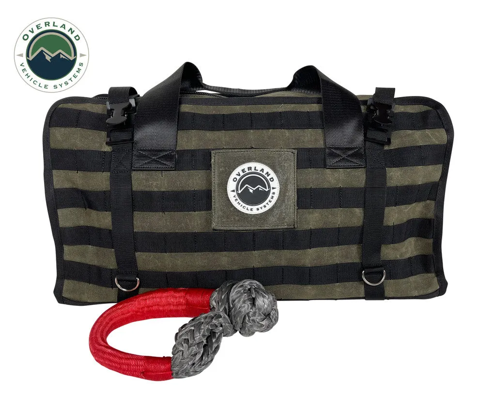 OVERLAND VEHICLE SYSTEMS | Large Recovery Bag With Handle And Straps #16 Waxed Canvas