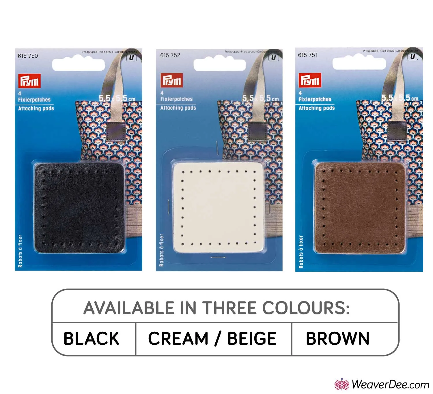 PRYM Attaching Pads For Bag Straps
