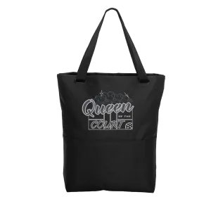 Queen Of The Court | Pickleball Sports Convertible Tote Bag | Medium Size Court Tote Bag