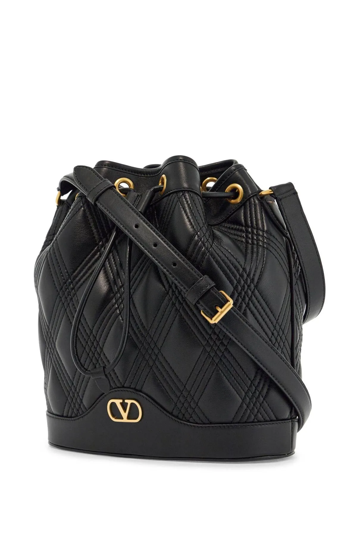 Quilted Drawstring Bag