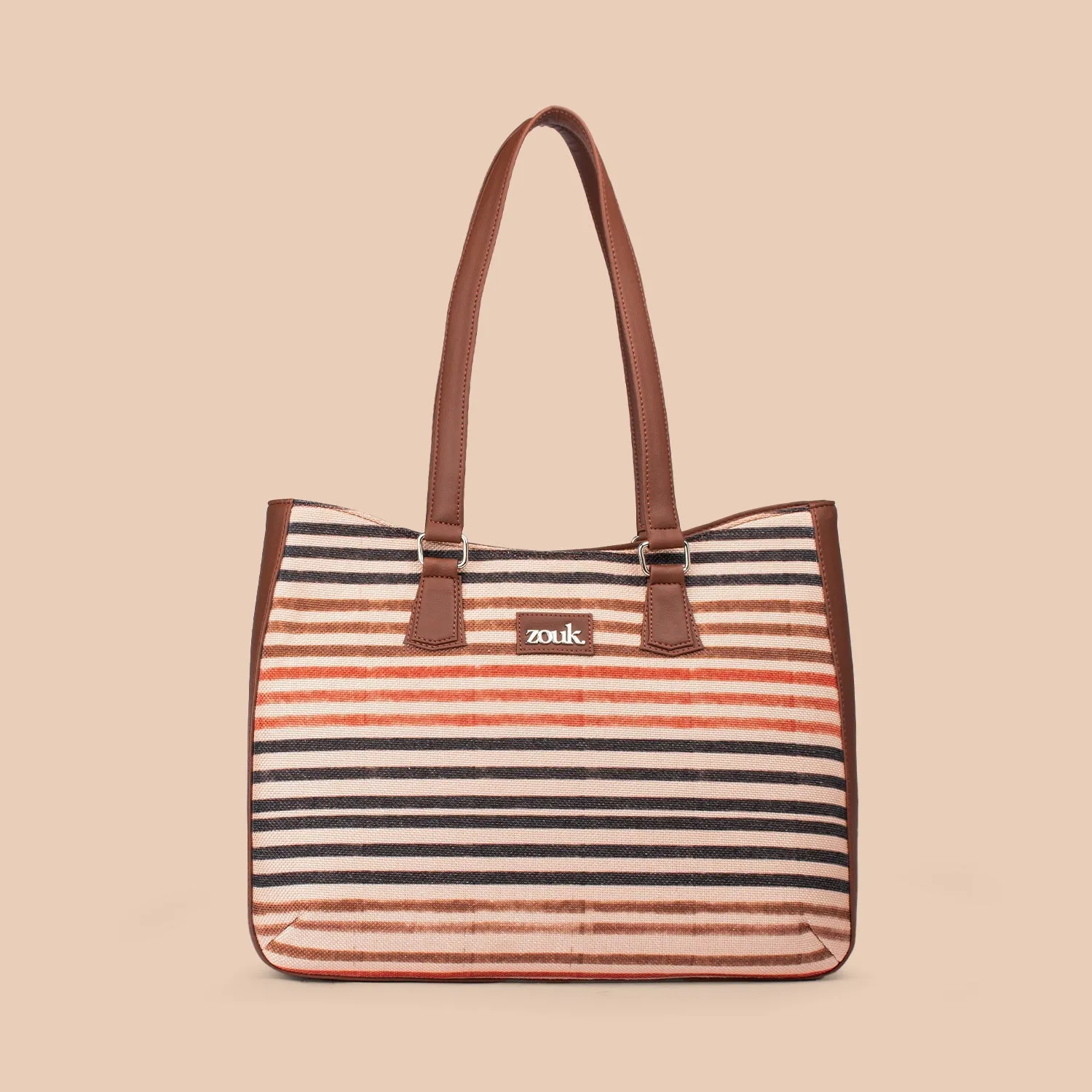 Qutub Stripes Getaway Tote Bag