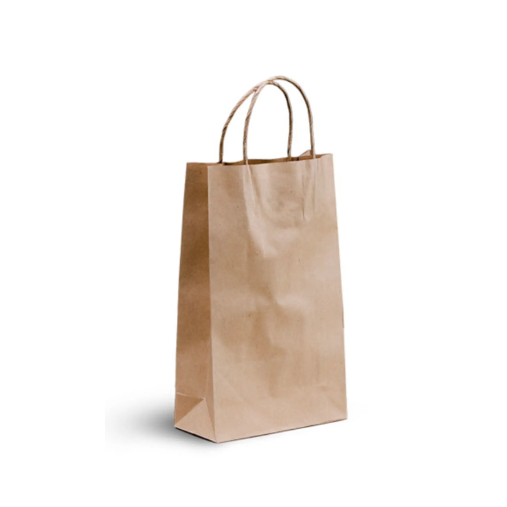 Raffia Handle Bag, Brown, Baby, 260x160 50mm, Each (BKPT265-F)