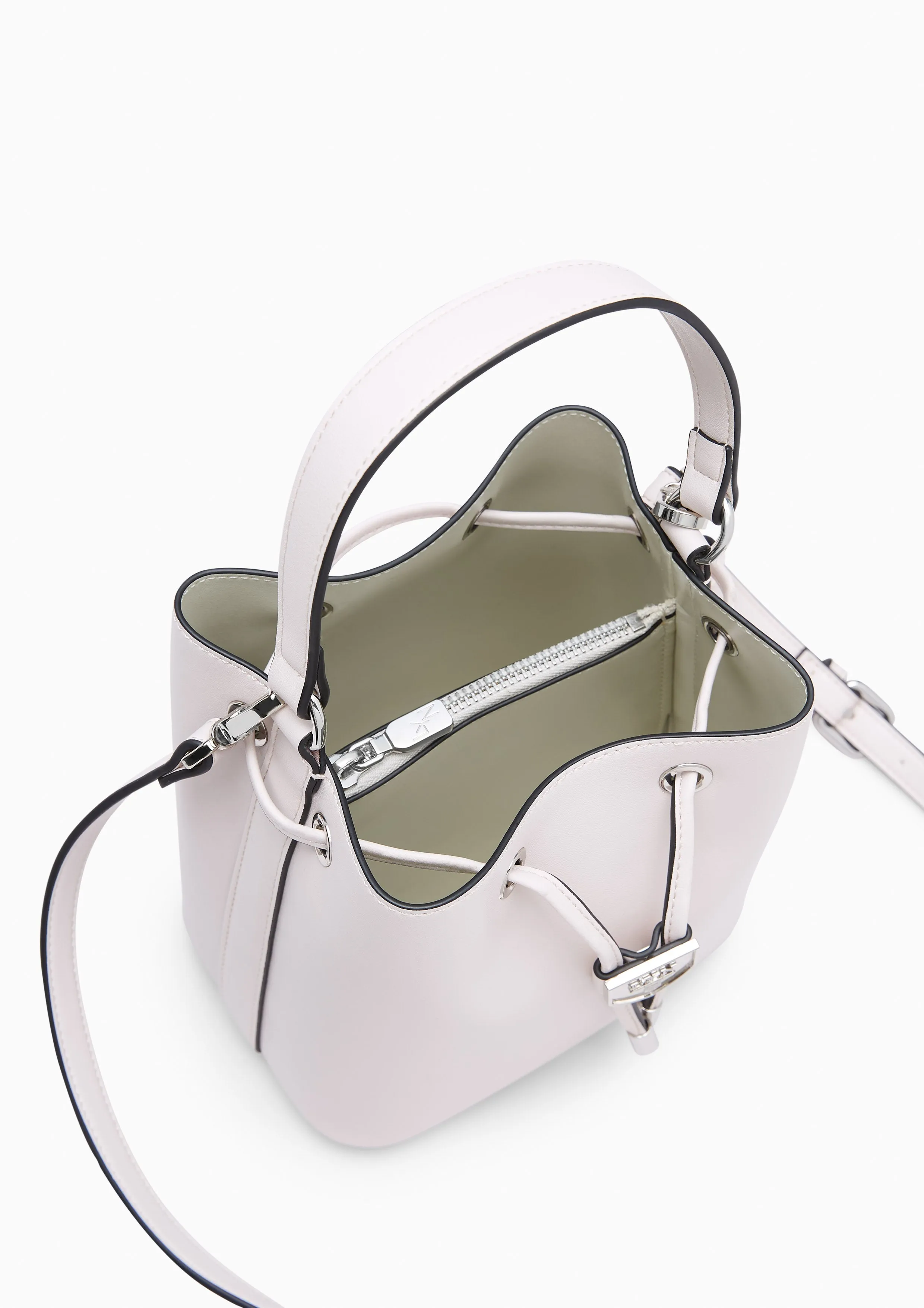Re-Edit Marble Mini Bucket Bag Light Pink