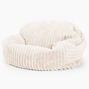 Sabine Bean Bag Sofa - Ultra Plush Cord Cream