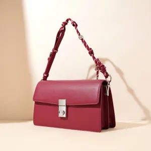 SEALBEER Spring and summer 2025 new shoulder bag niche design holiday series women's bag first layer cowhide versatile messenger women's bag
