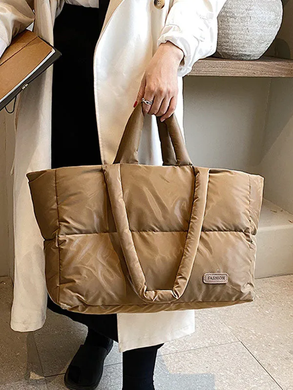 Split-Joint Padded Tote Bags Handbags Bags