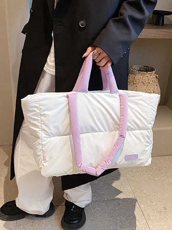 Split-Joint Padded Tote Bags Handbags Bags