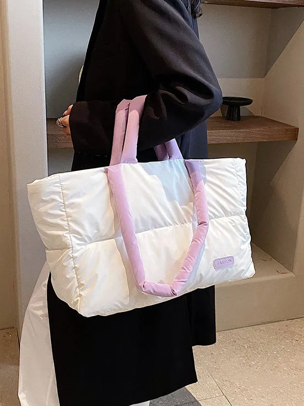 Split-Joint Padded Tote Bags Handbags Bags