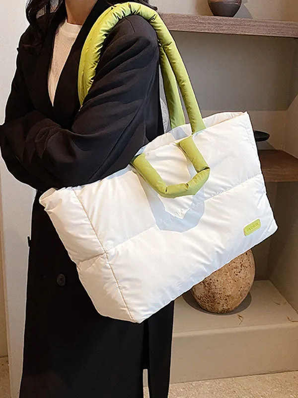 Split-Joint Padded Tote Bags Handbags Bags