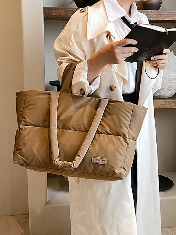 Split-Joint Padded Tote Bags Handbags Bags