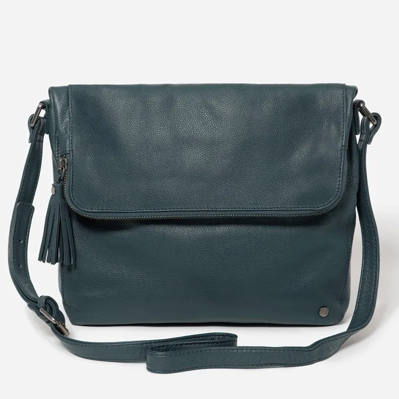 Stitch & Hide - Alexa Satchel Bag - Sea