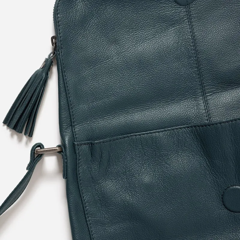 Stitch & Hide - Alexa Satchel Bag - Sea