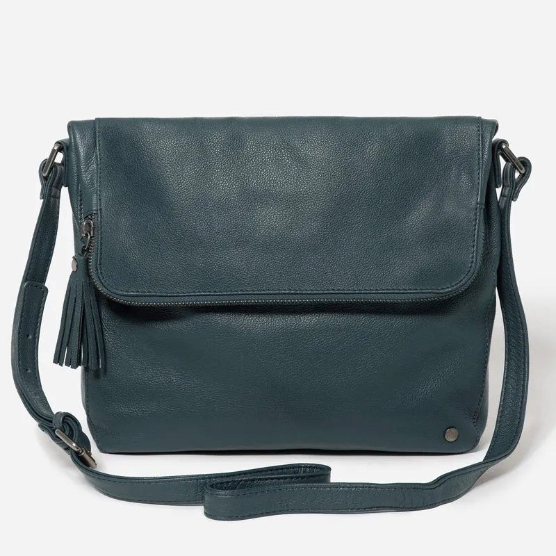 Stitch & Hide - Alexa Satchel Bag - Sea