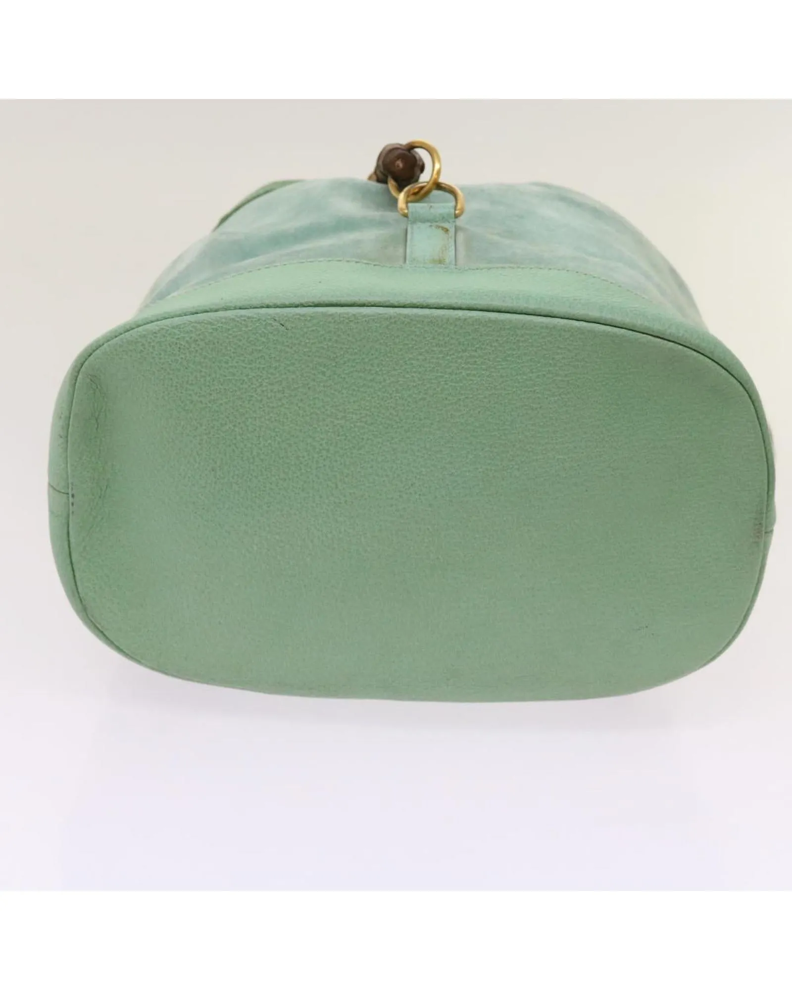 Suede Leather Light Blue Backpack
