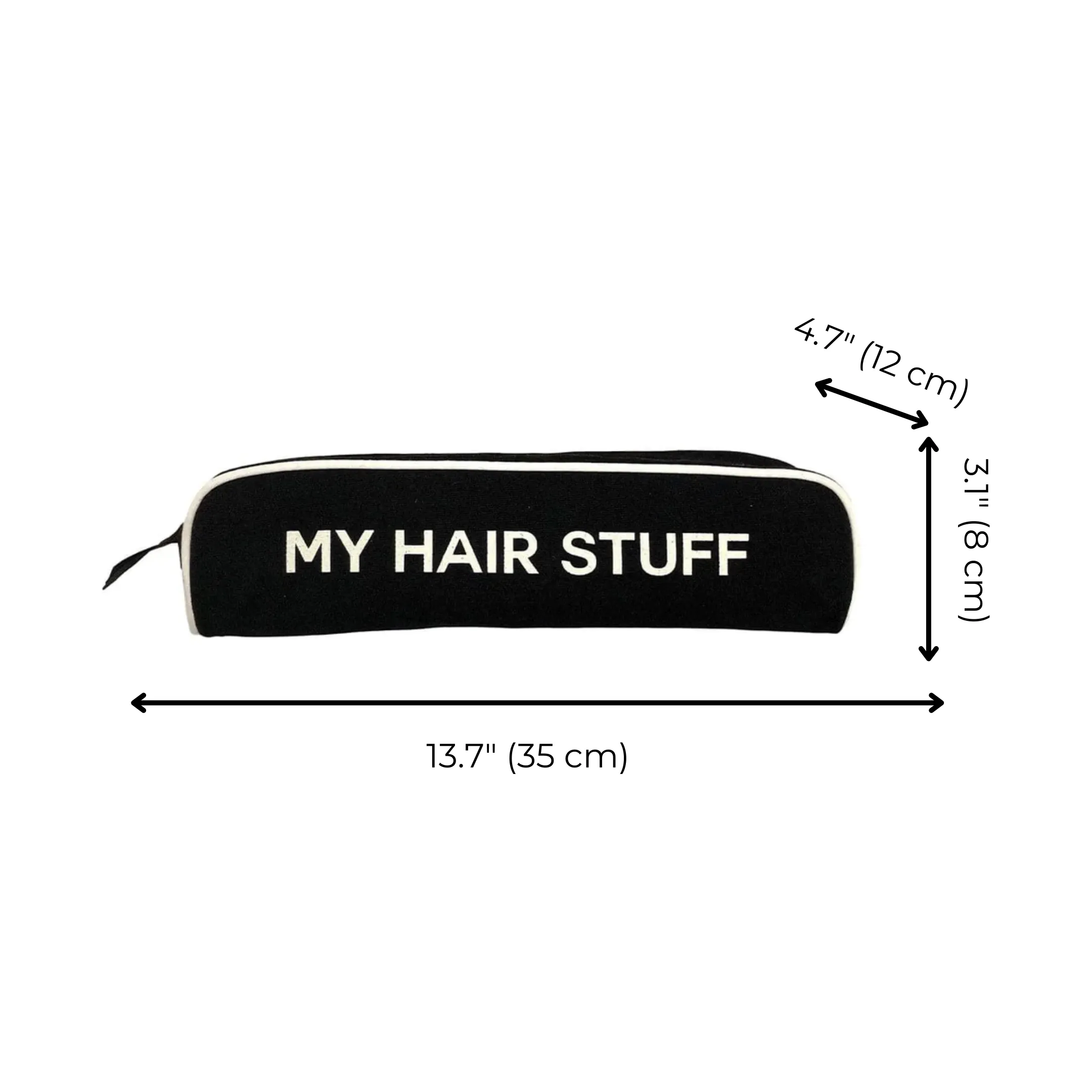The Hair Stuff Black Travel Case
