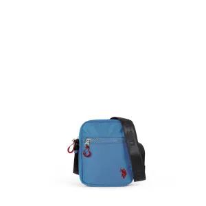 US POLO ASSN. MEN BIGFORK SMALL CROSSBODY NYLON IN LIGHT BLUE