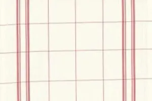 Vintage Look Red Plaid Toweling