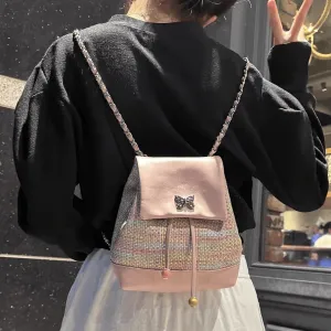 Wholesale Design Woven High-end Chain Versatile Backpack