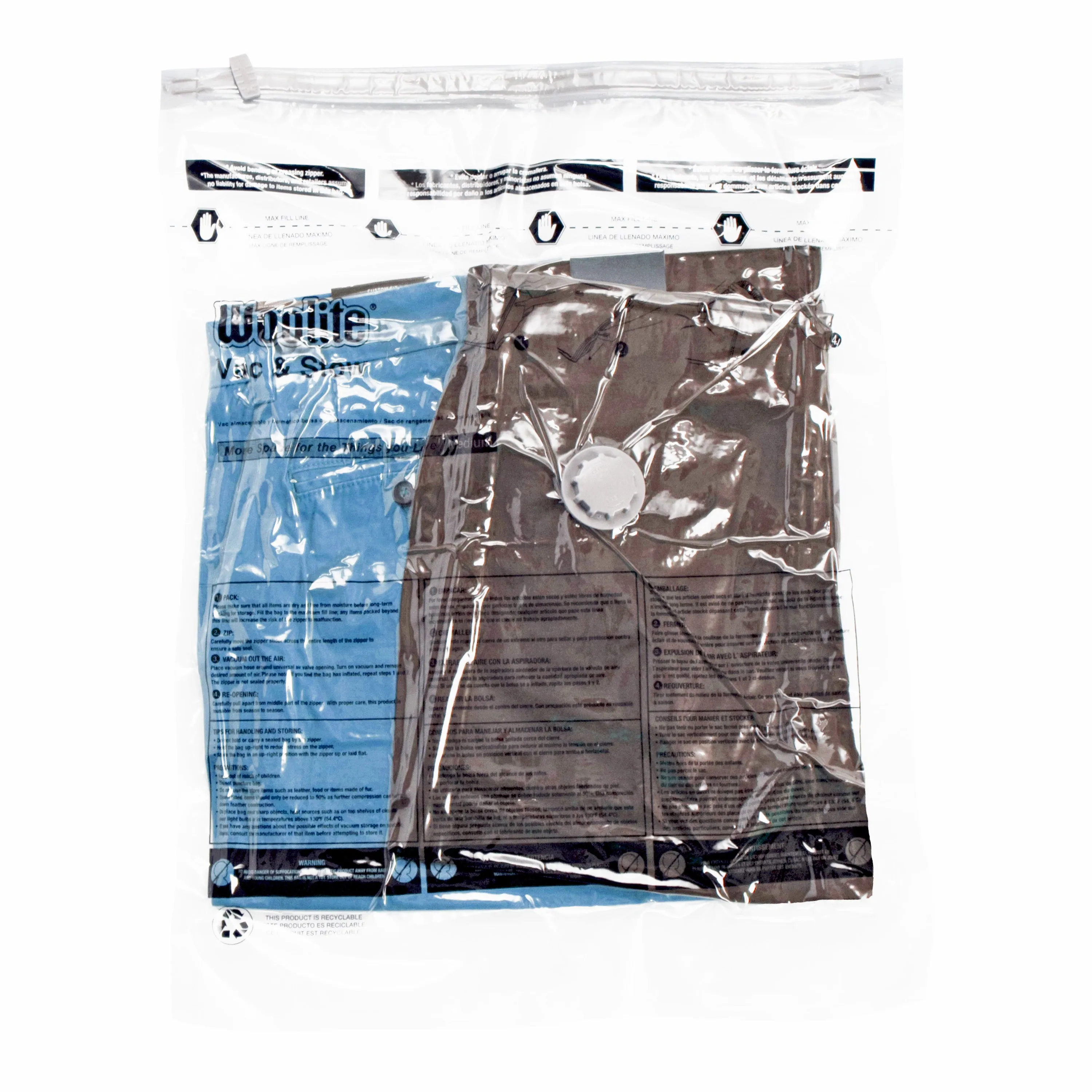 Woolite 3 Piece Air-Tight Large Vacuum Storage Bags