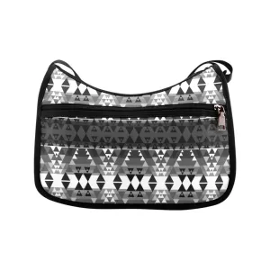Writing on Stone Black and White Crossbody Bags